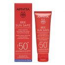 Крем Apivita (Апівіта) Bee Sun Safe сонцезахисний заспокійливий для обличчя SPF50 50 мл foto 1