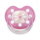 Бебі-Нова соска 28360L силіконова пласка з малюнком і кільцем 2р foto 1