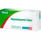 Лерканідипін-Тева 10 мг таблетки №28 foto 1