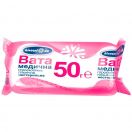 Вата Білосніжка медична нестерильна ролик 50 г foto 1