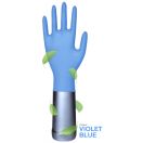 Рукавички Sri Trang оглядові нітрилові нестерильні неприпудрені (фіолетово-блакитні) р.L foto 1