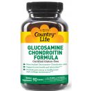 Вітаміни Country Life Глюкозамін Хондроітин формула капсули №90 foto 1