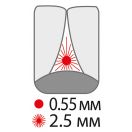 Міжзубні щітки Paro Swiss flexi grip, xx-тонкі, 2.5 мм, жовті, 4 шт. foto 2