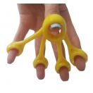 Пальчиковий тренажер OrtoSport OS-014 екстензор жовтий, легкий foto 2