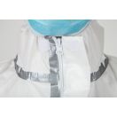 Комбінезон біологічного захисту одноразовий з проклейкою швів сірою стрічкою (4 клас захисту) р.S foto 9