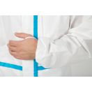 Комбінезон біологічного захисту одноразовий з герметизацією швів синьою стрічкою (6 клас захисту) р.S foto 2