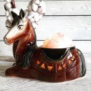 Соляна лампа Кінь 4-5 кг, кераміка (slsv57*) foto 2