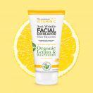 Скраб The Conscious (Коншес) для обличчя проти зморшок з органічним лимоном та малиною та вітаміном С 150 мл foto 4