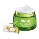 Крем для обличчя Doliva Оливково-мигдальний розгладжуючий денний 50 мл foto 1