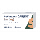 Небіволол Сандоз 5 мг таблетки №30 foto 1