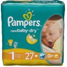 Підгузки Pampers baby born р.1 (2-5кг) 27 шт foto 1