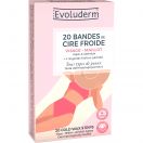 Смужки Evoluderm (Еволюдерм) для депіляції обличчя та бікіні воскові 20 шт foto 2
