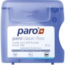 Зубна нитка Paro Swiss classic-floss вощена, з м'ятою та фторидом, 50 м foto 1