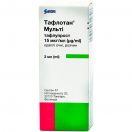 Тафлотан Мульті краплі очні, розчин 15 мкг/мл флакон 3 мл foto 1