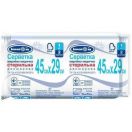 Серветки марлеві стерильні Білосніжка 45 см х 29 см 2 шарові №1 foto 1