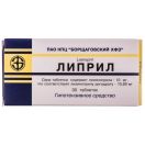 Ліприл 0,01 г таблетки №30 foto 1