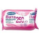 Вата Білосніжка медична нестерильна гігроскопічна 250 г foto 1