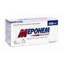 Меронем порошокдля приготування розчину 500 мг №10 foto 1