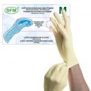 Рукавички SFM медичні оглядові латексні нестерильні (р.S) foto 1