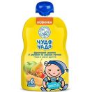 Пюре Чудо-Чадо груша/яблуко/персик зі злаками і смаком печива без цукру 90 г foto 1