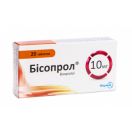 Бісопрол 10 мг таблетки №20 foto 1