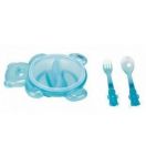 Тарілка Ведмедик з вилкою і ложкою 2/422 foto 1