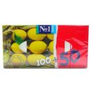 Серветки Bella Happy двошарові лимон/м'ята картон №150 foto 1