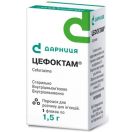 Цефоктам 1,5 г порошок для ін'єкцій №1 foto 1