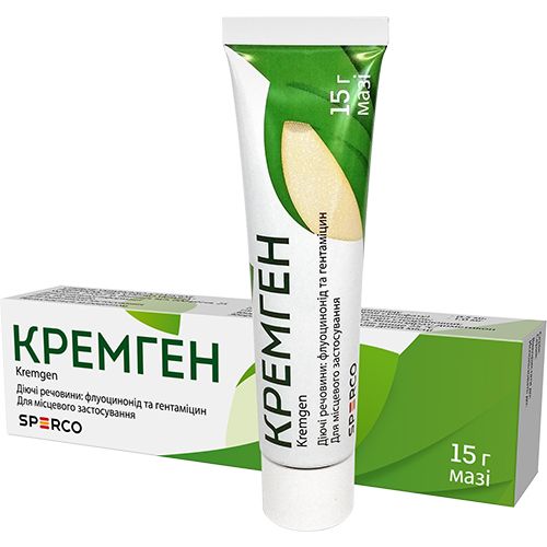 Кремген мазь 15 г - фото №1 Кремген мазь 15 г