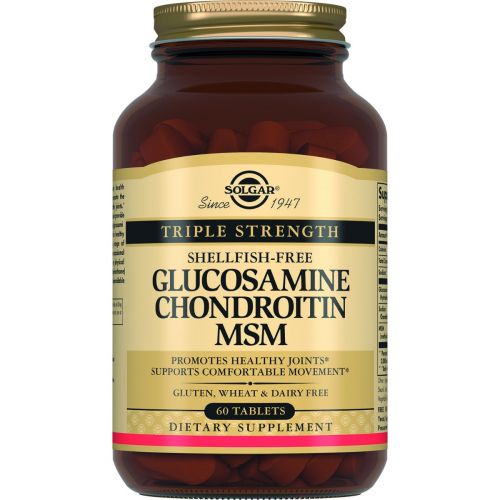 Solgar Комплекс глюкозаміну та хондроїтину капсули №60 - фото №1 Solgar Комплекс глюкозаміну та хондроїтину капсули №60