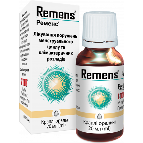 Ременс краплі 20 мл - фото №1 Ременс краплі 20 мл