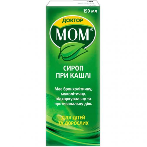 Доктор Мом сироп 150 мл - фото №1 Доктор Мом сироп 150 мл