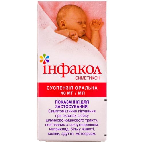 Інфакол суспензія 40 мг/50 мл - фото №1 Інфакол суспензія 40 мг/50 мл