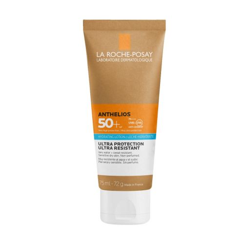 Молочко La Roche Posay (Ля Рош-Позе) Anthelios сонцезахисне зволожуюче водостійке для шкіри обличчя та тіла SPF50+, 75 мл - фото №1 Молочко La Roche Posay (Ля Рош-Позе) Anthelios сонцезахисне зволожуюче водостійке для шкіри обличчя та тіла SPF50+, 75 мл