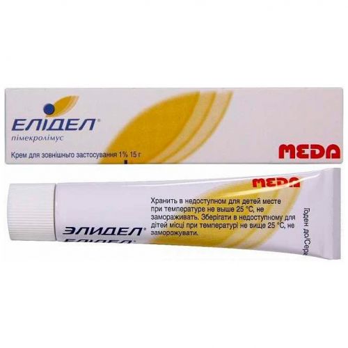 Елідел 1% крем 15 г - фото №1 Елідел 1% крем 15 г