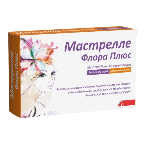 Мастрелле Флора Плюс душ вагінальний порошок для р-ну саше 4г №10 - фото №1 Мастрелле Флора Плюс душ вагінальний порошок для р-ну саше 4г №10