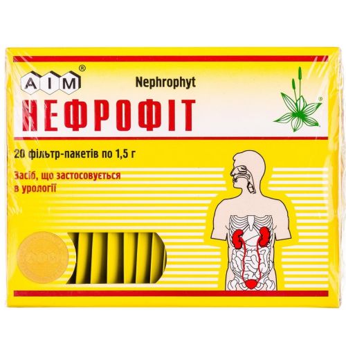 Збір Нефрофіт 1,5 г фільтр-пакет №20 - фото №1 Збір Нефрофіт 1,5 г фільтр-пакет №20