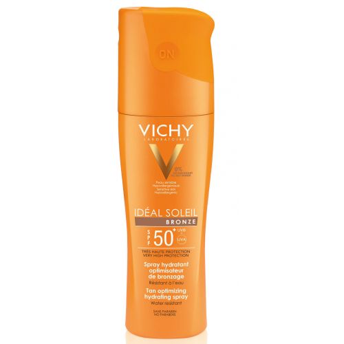 Спрей Vichy Ideal Soleil сонцезахисний ідеальна засмага для тіла SРF50 200 мл - фото №1 Спрей Vichy Ideal Soleil сонцезахисний ідеальна засмага для тіла SРF50 200 мл