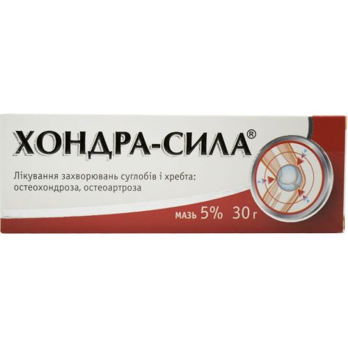 Хондра-сила 5% мазь 30 г - фото №1 Хондра-сила 5% мазь 30 г