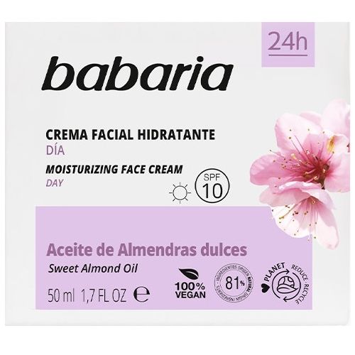 Крем Babaria (Бабарія) з Мигдалевою олією зволожуючий для обличчя 50 мл - фото №1 Крем Babaria (Бабарія) з Мигдалевою олією зволожуючий для обличчя 50 мл