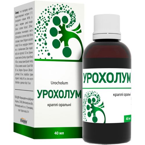 Урохолум краплі оральні 40 мл - фото №1 Урохолум краплі оральні 40 мл
