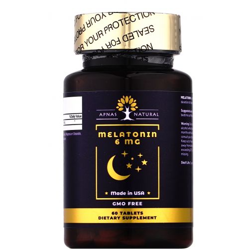 Мелатонін 6 мг таблетки №60 - фото №1 Мелатонін 6 мг таблетки №60