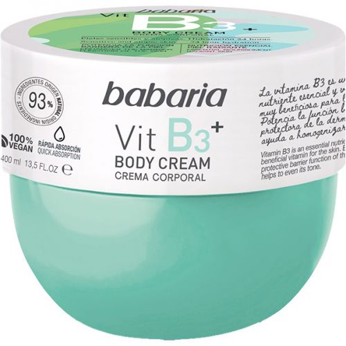Крем Babaria (Бабарія) для тіла з вітаміном В3 400 мл - фото №1 Крем Babaria (Бабарія) для тіла з вітаміном В3 400 мл