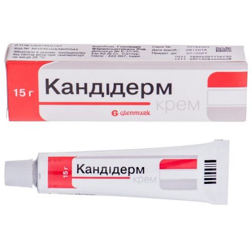 Кандідерм крем туба 15 г - фото №1 Кандідерм крем туба 15 г