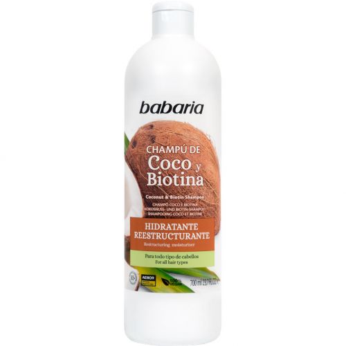 Шампунь Babaria (Бабарія) кокос та біотин живильний 700 мл - фото №1 Шампунь Babaria (Бабарія) кокос та біотин живильний 700 мл