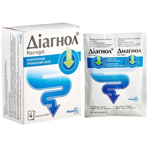 Діагнол порошок для орального розчину 64 г пакетики 73, 69 г - фото №1 Діагнол порошок для орального розчину 64 г пакетики 73, 69 г