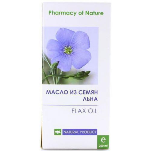 Олія з насіння льону 200 мл - фото №1 Олія з насіння льону 200 мл