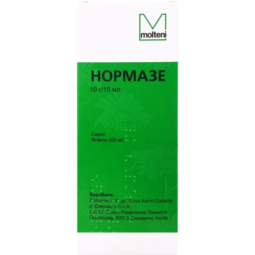 Нормазе сироп 200 мл - фото №1 Нормазе сироп 200 мл
