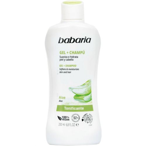 Гель Babaria (Бабарія) для душу та ванни Алое Вера 200 мл - фото №1 Гель Babaria (Бабарія) для душу та ванни Алое Вера 200 мл