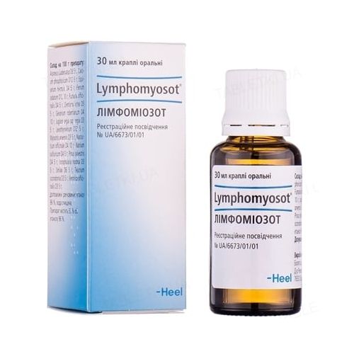 Лімфоміазот краплі 30 мл - фото №1 Лімфоміазот краплі 30 мл